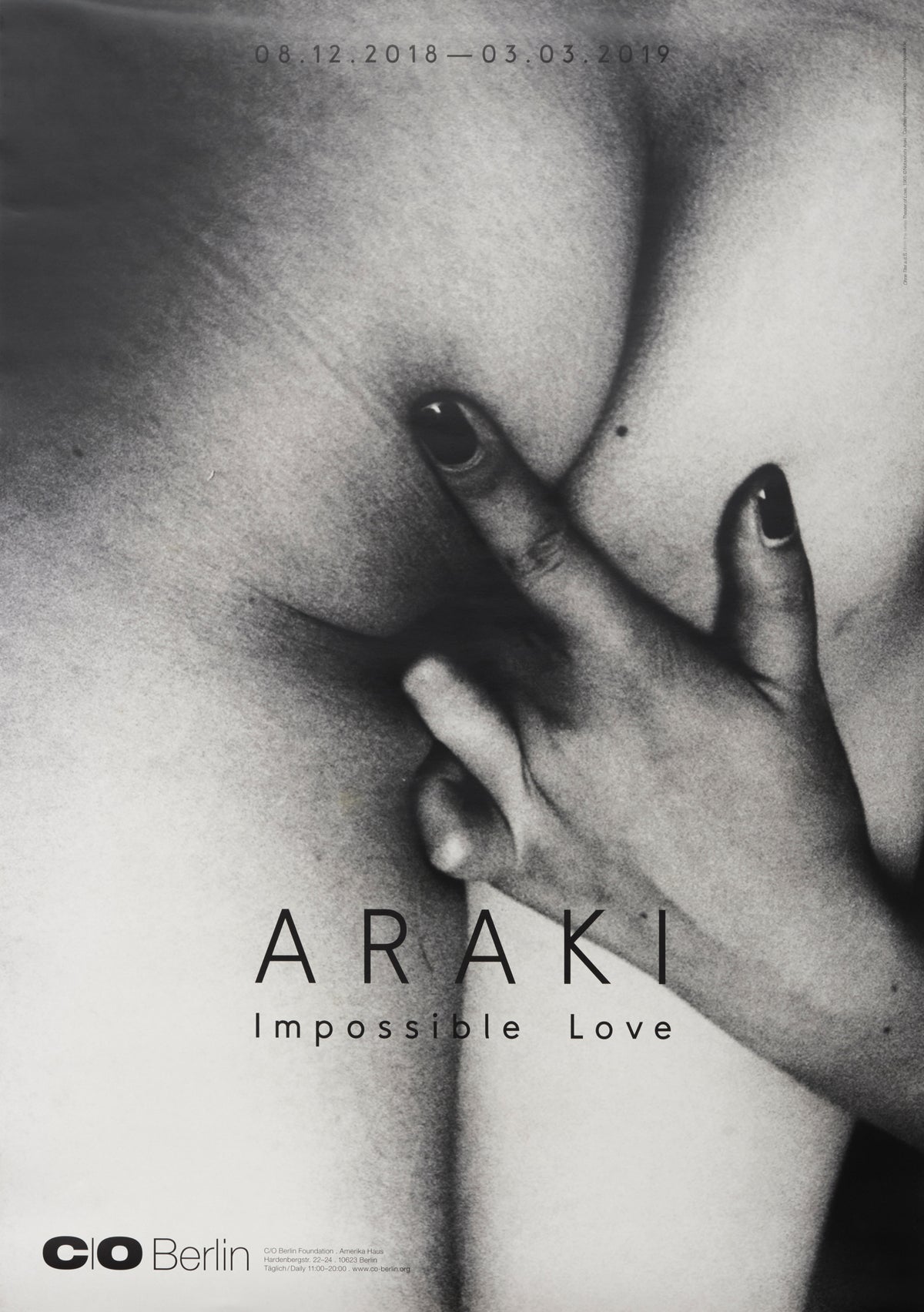 Nobuyoshi Araki 'Impossible Love' Exhibition Poster (2018)