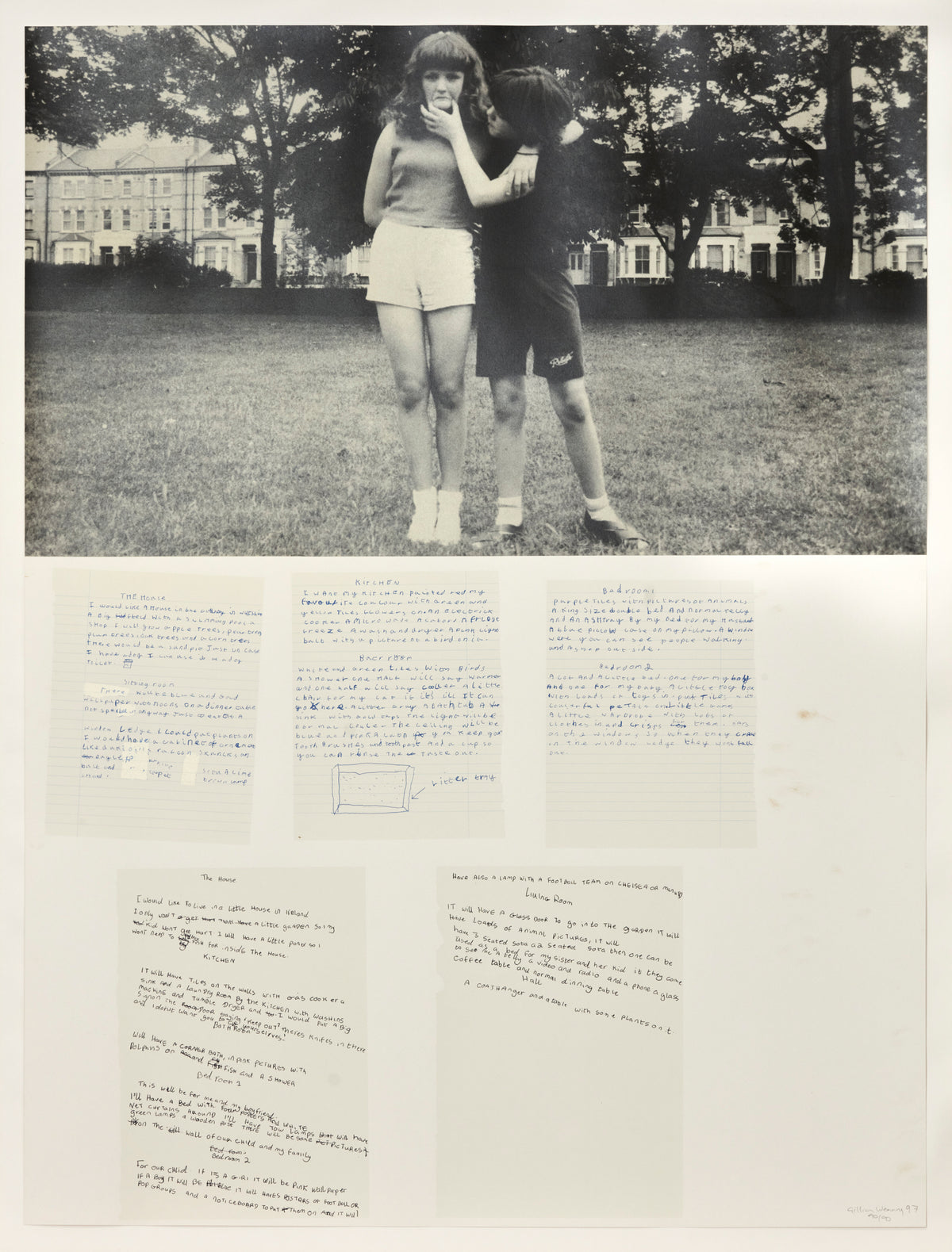 Gillian Wearing 'Melanie and Kelly' (1997)