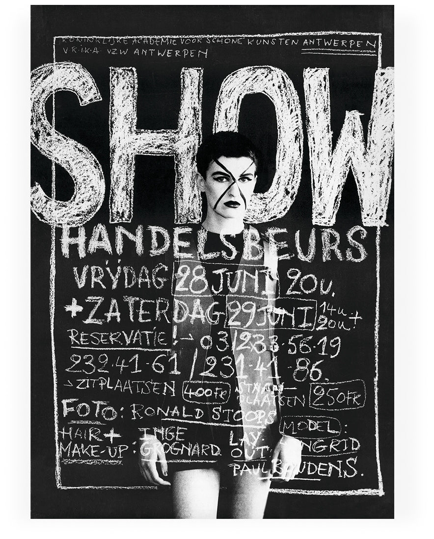 Paul Boudens 'Royal Academy of Fine Arts Antwerp Fashion Department Show Poster' (1991)