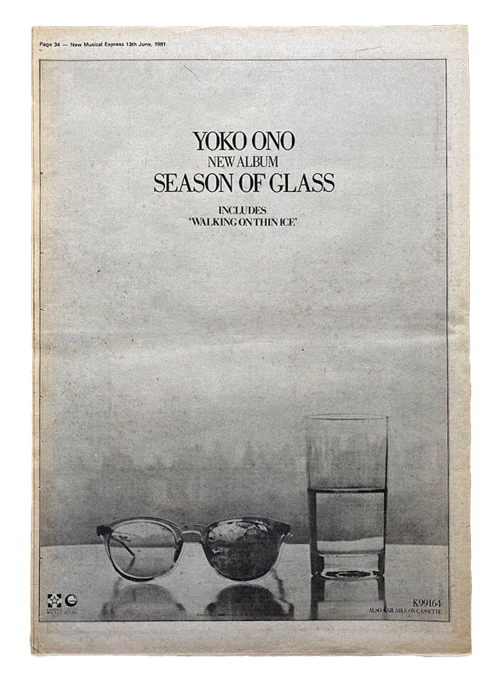 Yoko Ono 'Season of Glass' advertisement (1981)